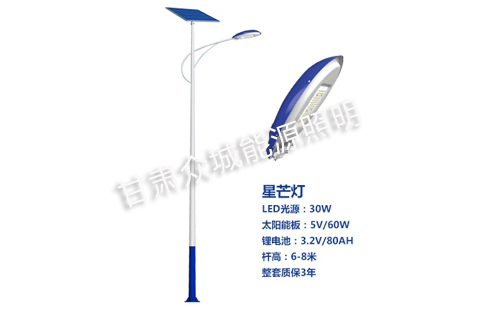 灵台太阳能路灯核心技术参数解读